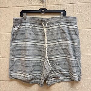 J. Jill Gray Striped Women's Shorts